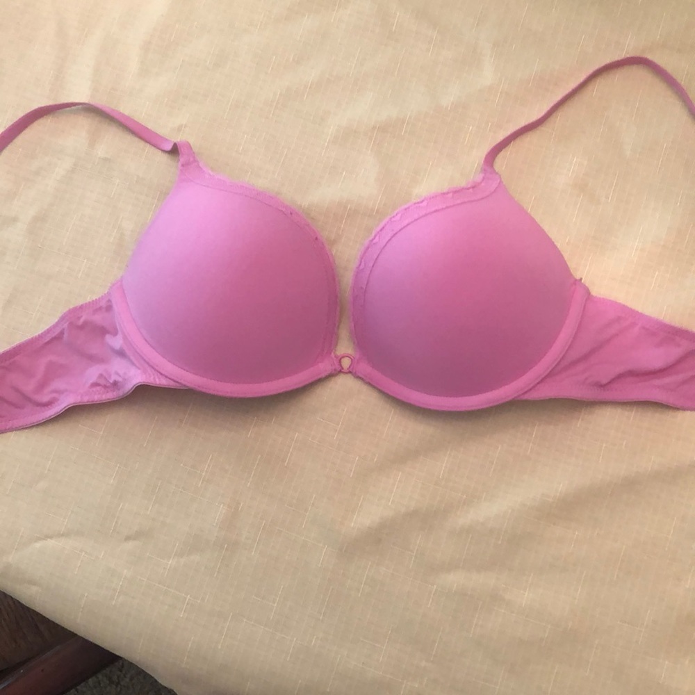 Pink aerie push up bra